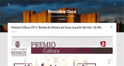 Desktop Screenshot of descubrecoca.com