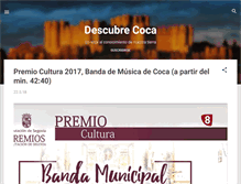 Tablet Screenshot of descubrecoca.com